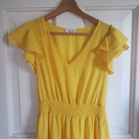 Sienna Sky Yellow Summer Dress - Picture 2 of 3